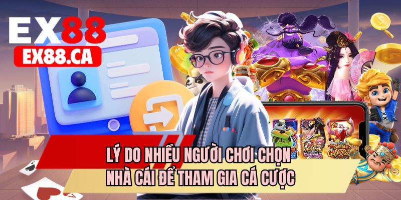 Lý do nhiều người chơi chọn nhà cái để tham gia cá cược